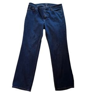 Chaps Womens' Daniella Curvy Straight Leg Slimming Fit Denim Jeans  Size 12